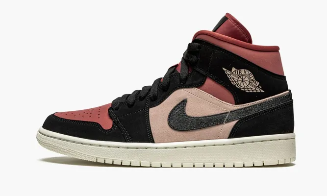 Кроссовки Air Jordan 1 Mid WMNS «Canyon Rust» кремовый