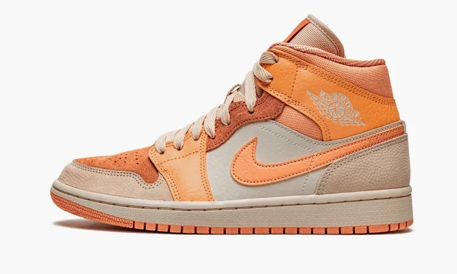 Кроссовки Air Jordan 1 Mid WMNS «Apricot» розовый