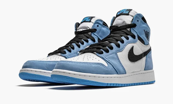 Кроссовки Air Jordan 1 High GS «University Blue» lightBlue