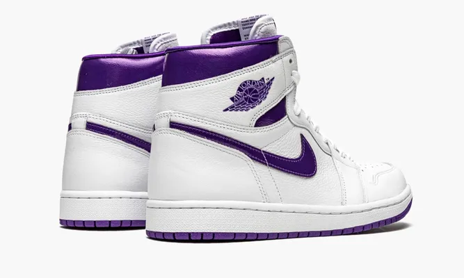 Кроссовки Air Jordan 1 High WMNS «Court Purple» фиолетовый