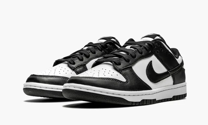 Кроссовки Nike Dunk Low WMNS «White / Black» черный