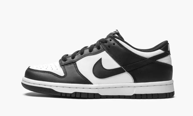 Кроссовки Nike Dunk Low GS «Black / White» черный