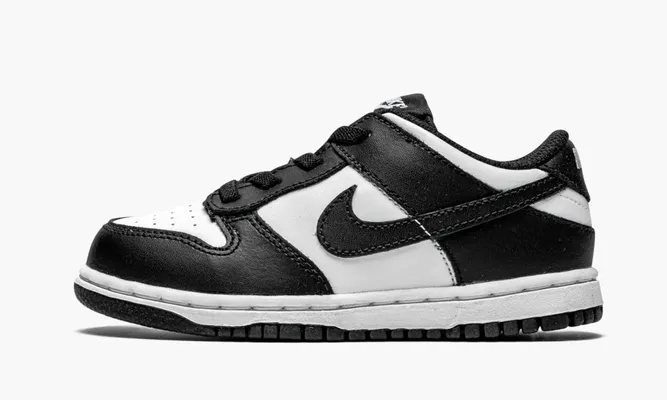 Для самых маленьких Nike Dunk Low TD «Black / White» Kids черный