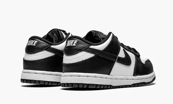 Для самых маленьких Nike Dunk Low TD «Black / White» Kids черный