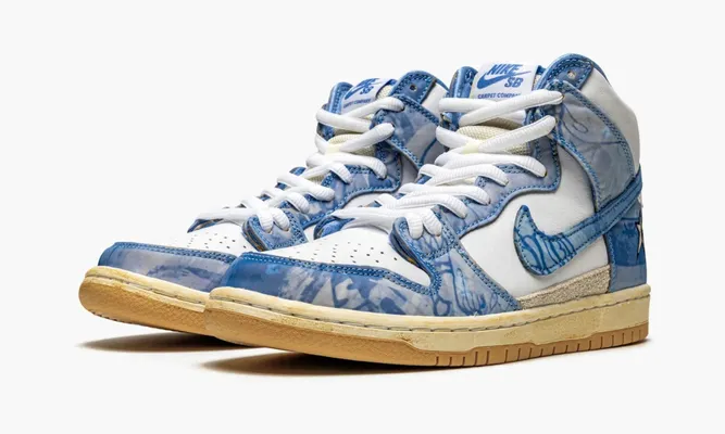 Кроссовки Nike SB Dunk High «Carpet Company» синий