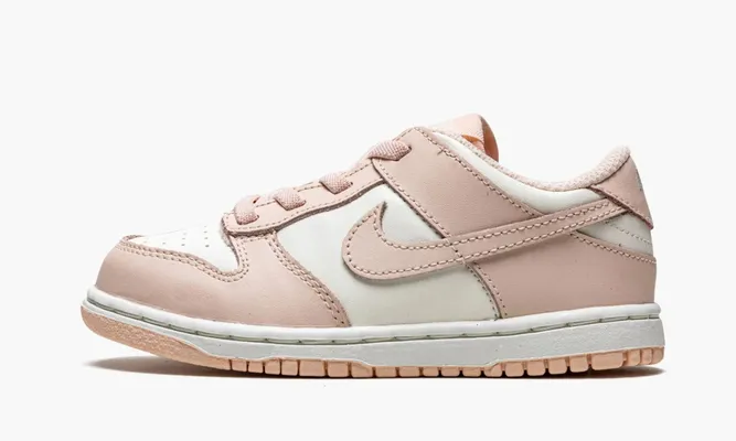 Для самых маленьких Nike Dunk Low TD «Orange Pearl» Kids розовый