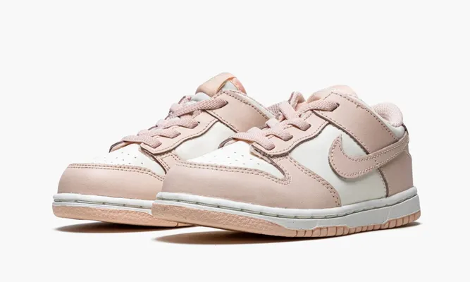 Для самых маленьких Nike Dunk Low TD «Orange Pearl» Kids розовый