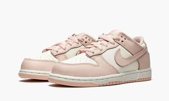Для самых маленьких Nike Dunk Low PS «Orange Pearl» Kids розовый