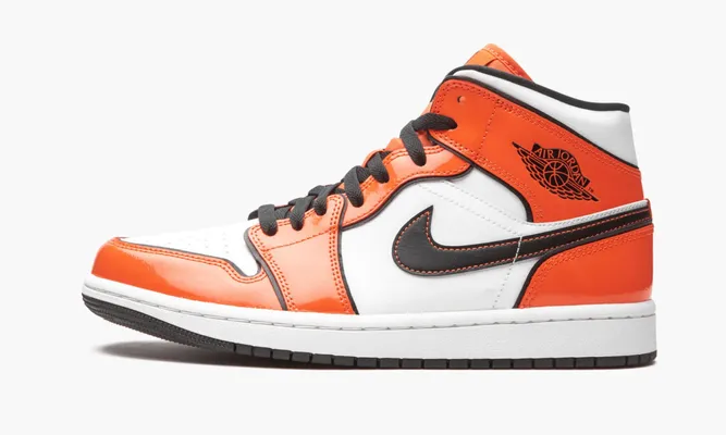 Кроссовки Air Jordan 1 Mid SE «Turf Orange» оранжевый