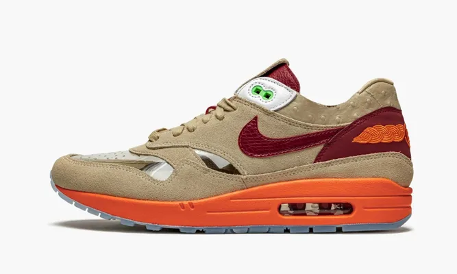 Кроссовки Nike Air Max 1 «Clot - Kiss Of Death 2021» оранжевый