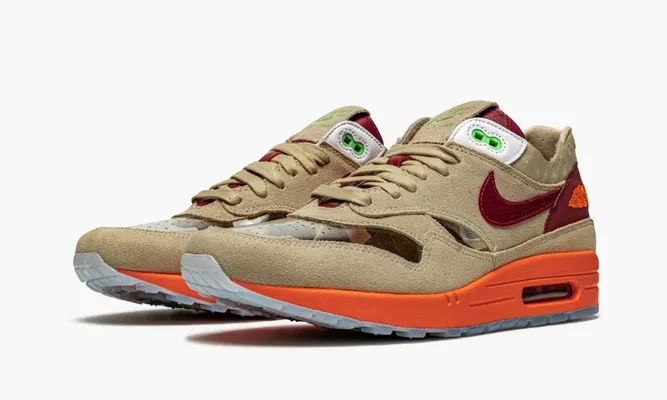Кроссовки Nike Air Max 1 «Clot - Kiss Of Death 2021» оранжевый