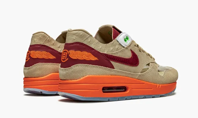 Кроссовки Nike Air Max 1 «Clot - Kiss Of Death 2021» оранжевый