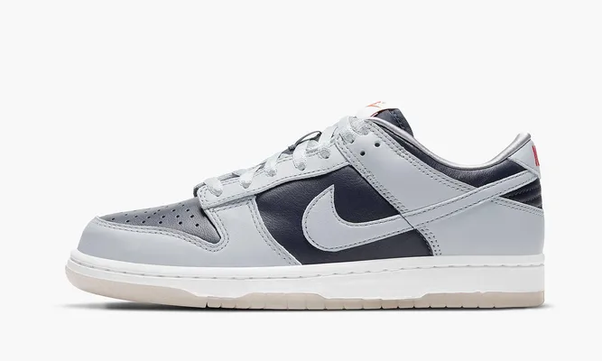 Кроссовки Nike Dunk Low WMNS «College Navy Grey» синий