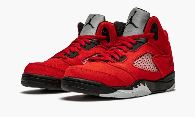 Для самых маленьких Air Jordan 5 PS «Raging Bull» Kids красный