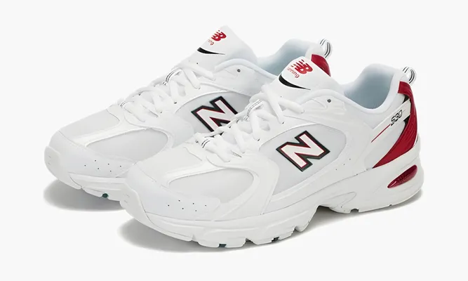 Кроссовки New Balance 530 «White Red» белый