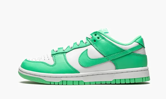 Кроссовки Nike Dunk Low WMNS «Green Glow» белый