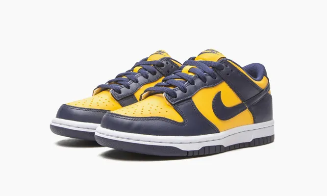 Кроссовки Nike Dunk Low GS «Michigan 2021» желтый
