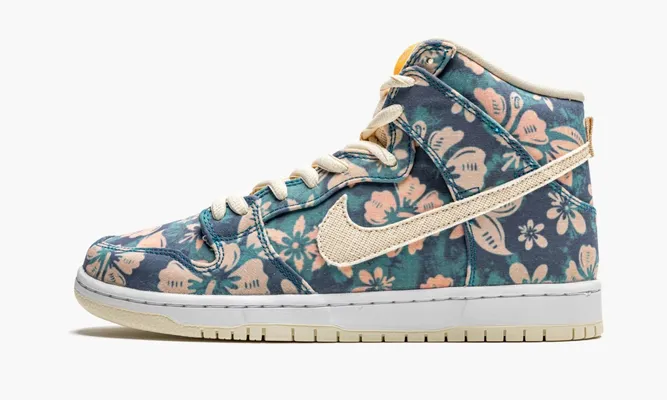 Кроссовки Nike SB Dunk High «Hawaii» разноцветный