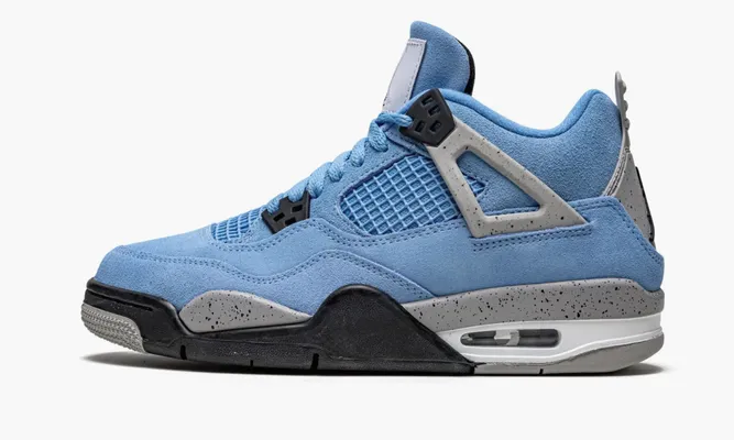 Кроссовки Air Jordan 4 Retro GS «University Blue» lightBlue
