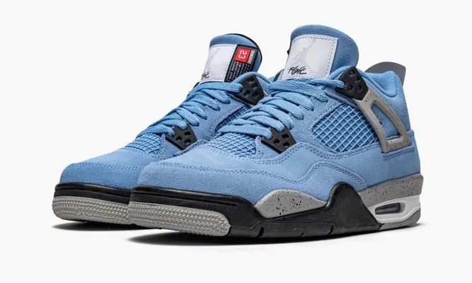 Кроссовки Air Jordan 4 Retro GS «University Blue» lightBlue