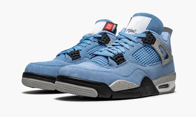 Кроссовки Air Jordan 4 «University Blue» lightBlue