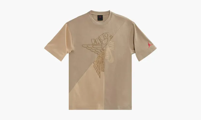Одежда Travis Scott Cactus Jack X Jordan T-shirt «Khaki / Desert» бежевый
