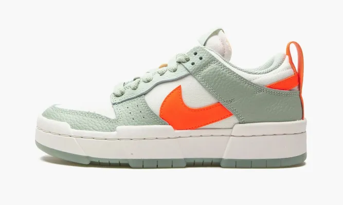 Кроссовки Nike Dunk Low Disrupt WMNS «Sea Glass Hyper Crimson» зеленый,белый
