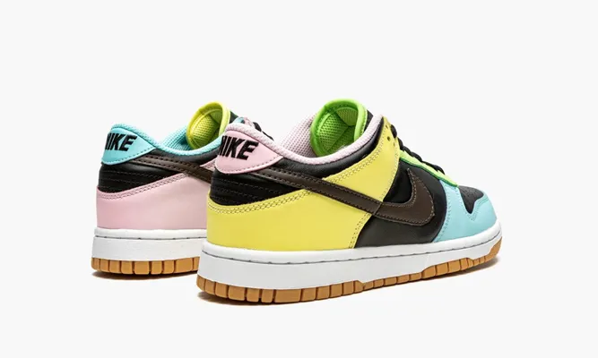 Кроссовки Nike Dunk Low GS «Free 99 Black» разноцветный