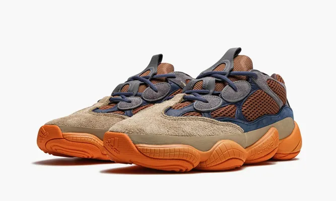 Кроссовки Yeezy 500 «Enflame» коричневый