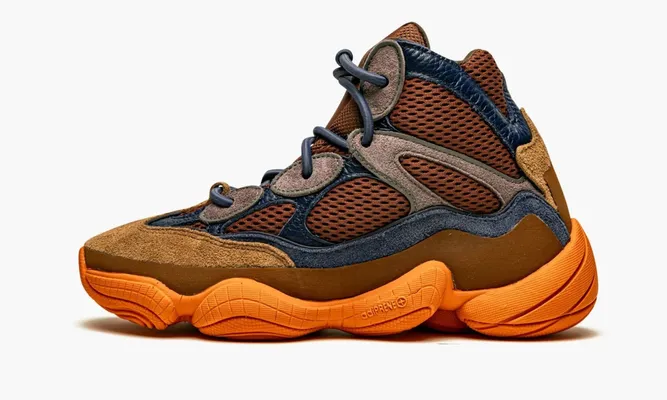 Кроссовки Yeezy 500 High «Tactile Orange» оранжевый
