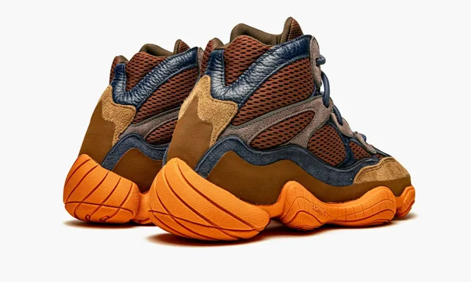 Кроссовки Yeezy 500 High «Tactile Orange» оранжевый