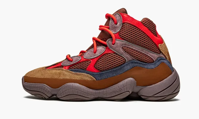 Кроссовки Yeezy 500 High «Sumac» коричневый