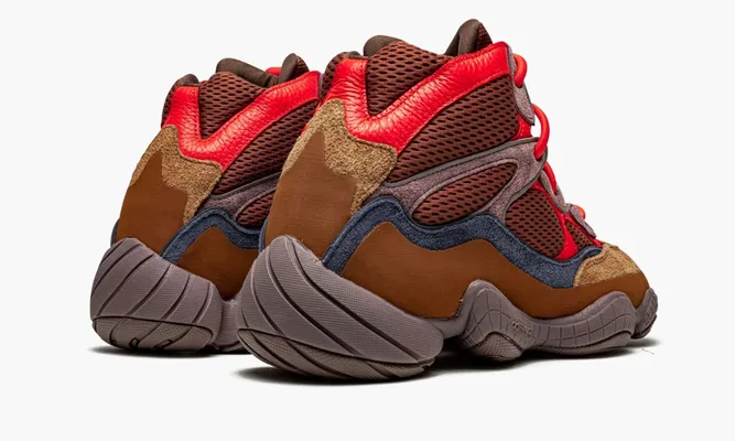 Кроссовки Yeezy 500 High «Sumac» коричневый