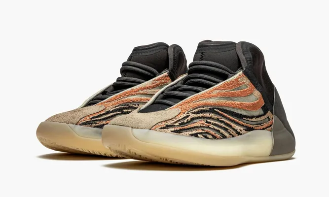 Для баскетбола Yeezy Qntm «Flash Orange» бежевый