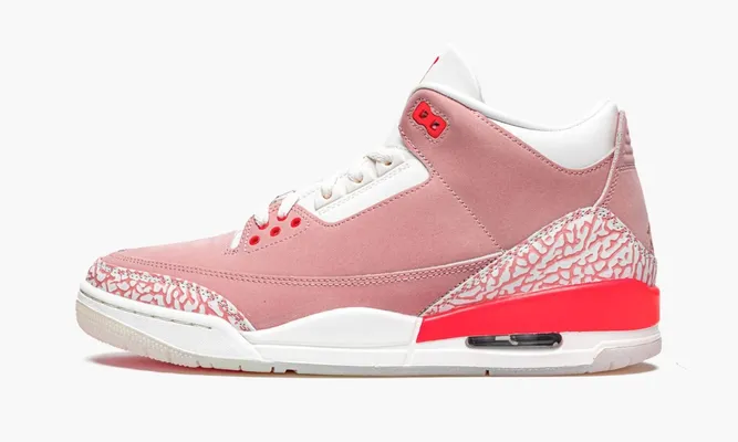 Кроссовки Air Jordan 3 WMNS «Rust Pink» розовый