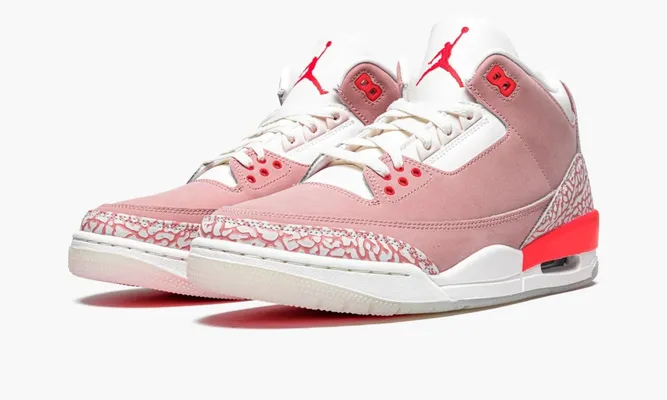 Кроссовки Air Jordan 3 WMNS «Rust Pink» розовый