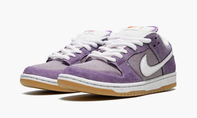 Кроссовки Nike SB Dunk Low Pro Iso «Orange Label Unbleached Pack Lilac» фиолетовый