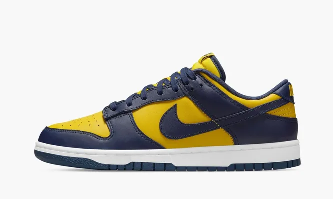 Кроссовки Nike Dunk Low «Michigan» желтый