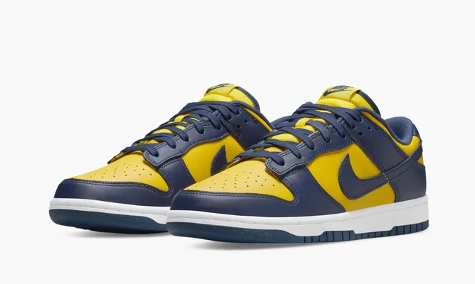 Кроссовки Nike Dunk Low «Michigan» желтый