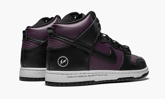 Кроссовки Nike Dunk High «Fragment Design Beijing 2021» фиолетовый