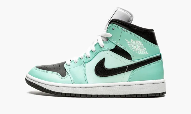 Кроссовки Air Jordan 1 Mid WMNS «Aqua Blue Tint» lightBlue