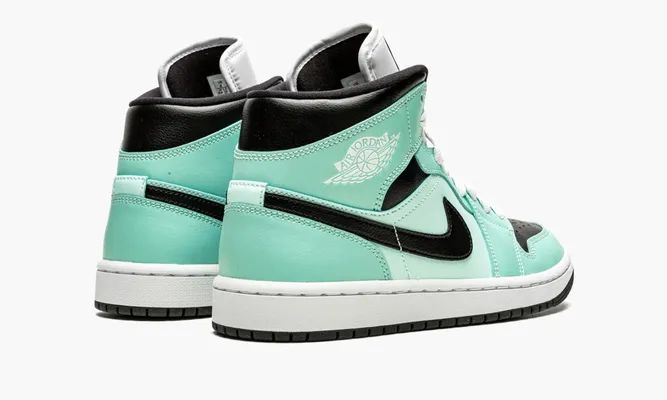 Кроссовки Air Jordan 1 Mid WMNS «Aqua Blue Tint» lightBlue