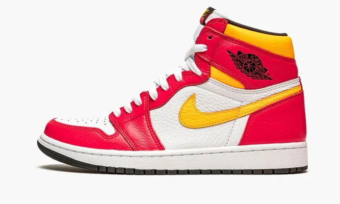 Кроссовки Air Jordan 1 High OG «Light Fusion Red» красный