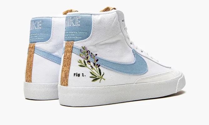 Кроссовки Nike Blazer Mid WMNS «77 Indigo» белый