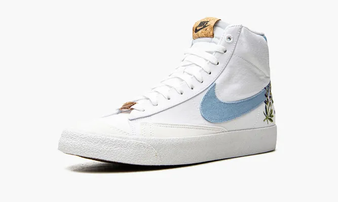 Кроссовки Nike Blazer Mid WMNS «77 Indigo» белый