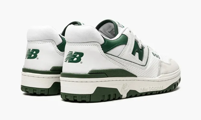 Кроссовки New Balance 550 «White Green» зеленый