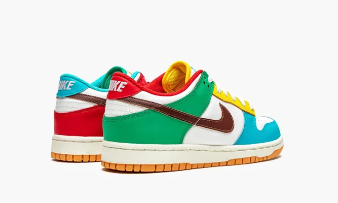 Кроссовки Nike Dunk Low GS «Free 99 White» разноцветный