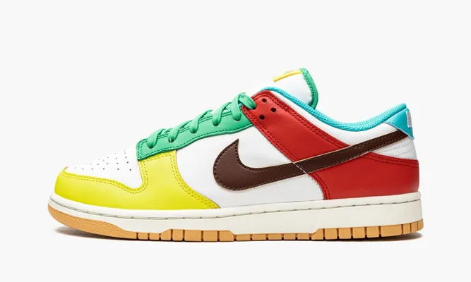 Кроссовки Nike Dunk Low «Free 99 White» разноцветный