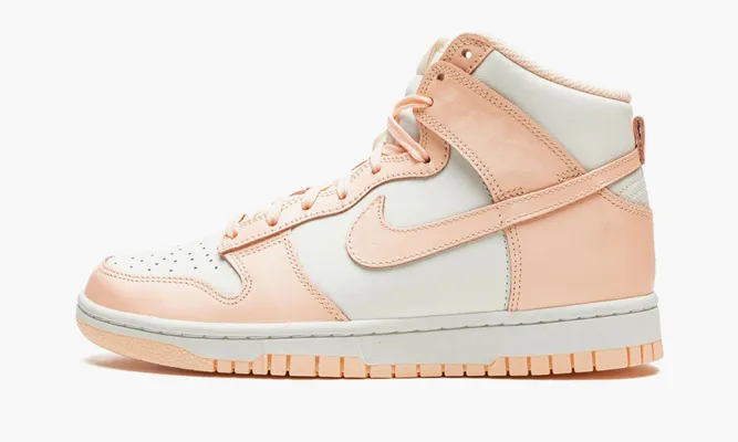 Кроссовки Nike Dunk High WMNS «Sail Crimson Tint» розовый