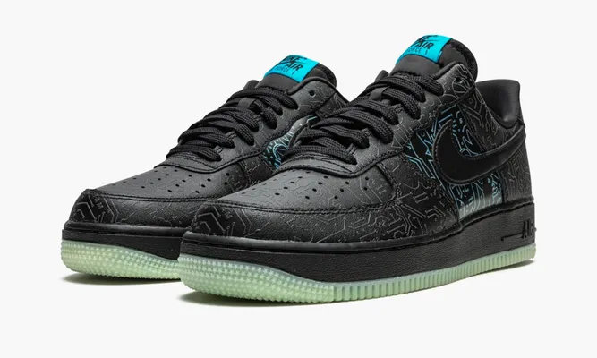 Кроссовки Nike Air Force 1 Low «Computer Chip Space Jam» черный
